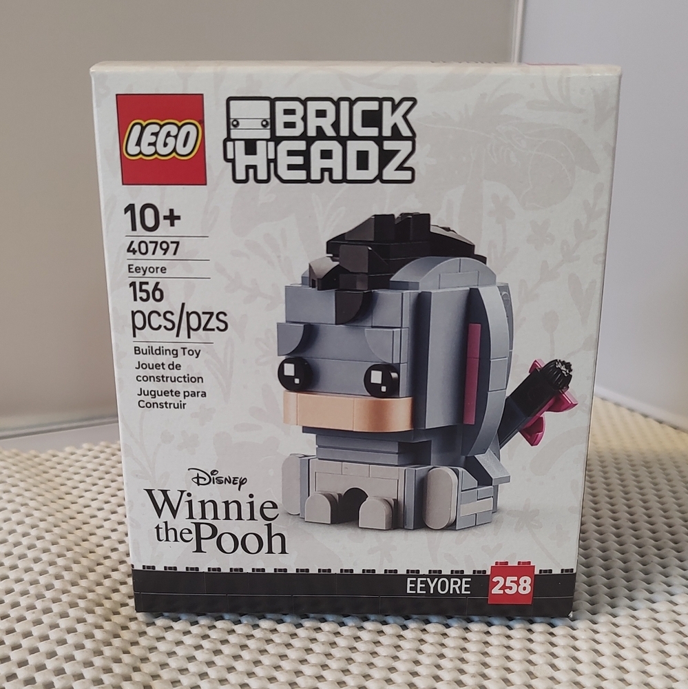 Lego 40797 Brick Headz Eeyore Disney Winnie the Pooh #258 NWT Building Toy Set